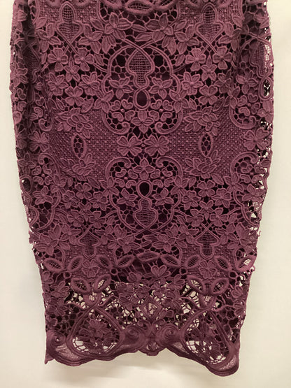 Lipsy Sequins and Lace Purple Dress Size 10