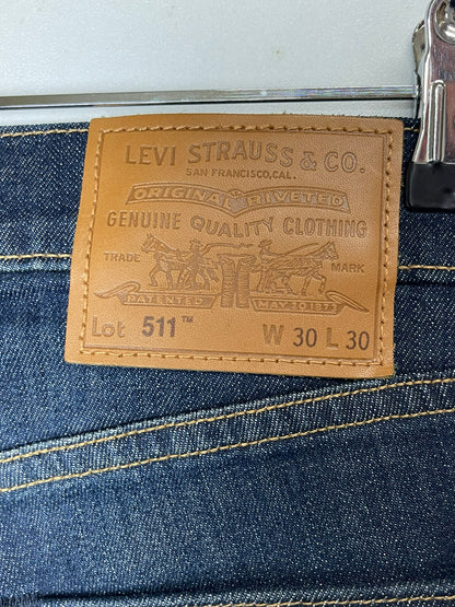 Levi's Blue 511 Denim Jeans 30W 30L