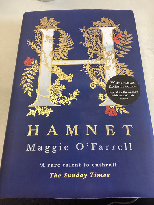 Hamnet Maggie O'Farrell Signed Waterston's Exclusive Edition