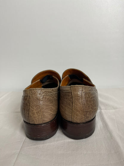 Loake Brown Leather Shoes Size 8