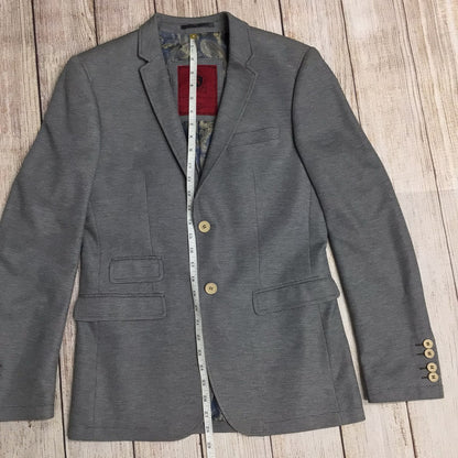 Swade London Grey Smart Casual Blazer Jacket Size 36