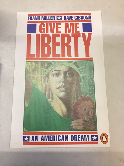 Give Me LIberty An American Dream Frank Miller Dave Gibbons Postcard Signed