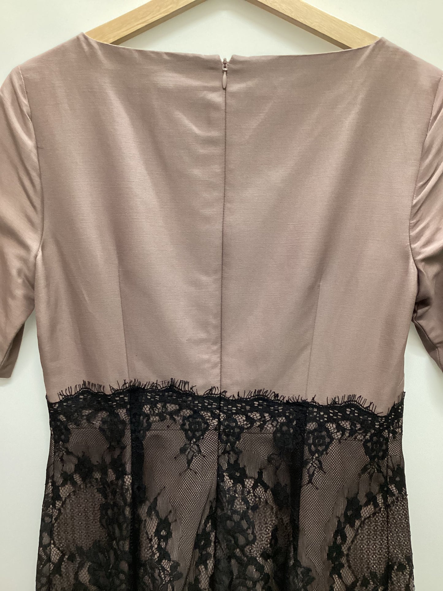 BNWT L. K. Bennett Cotton and Silk Pale Quartz Dress Size 10