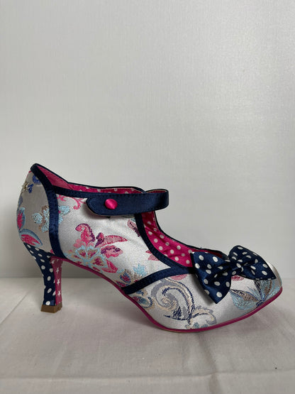 Joe Browns Multi Floral Heels and Bag Set Size 6