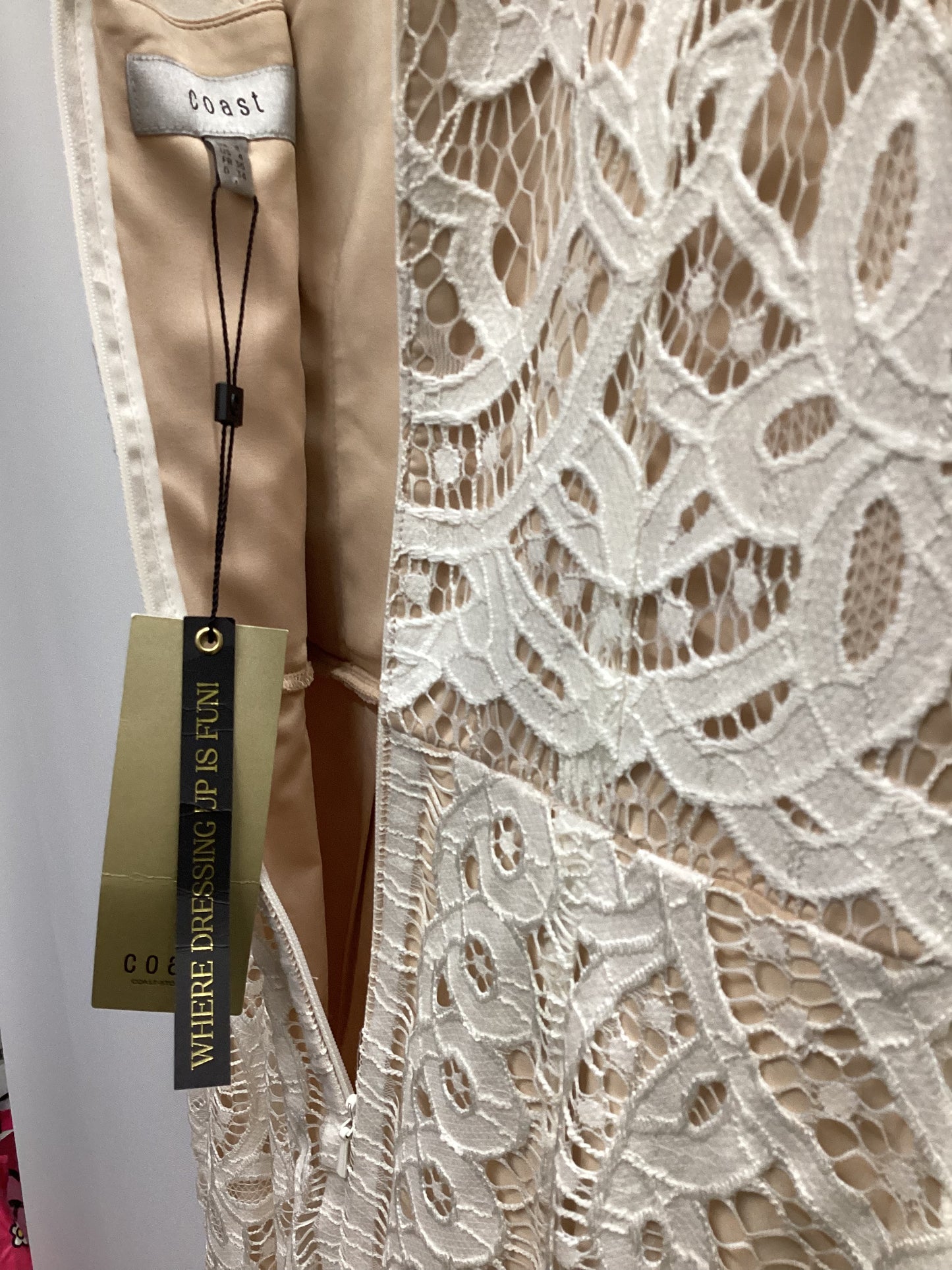 BNWT Coast Dee Dee White Lace Dress Size 8