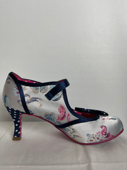 Joe Browns Multi Floral Heels and Bag Set Size 6