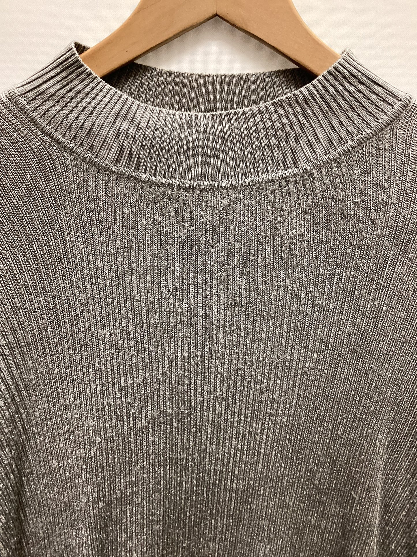 Bevza Grey Ribbed Jumper Size L