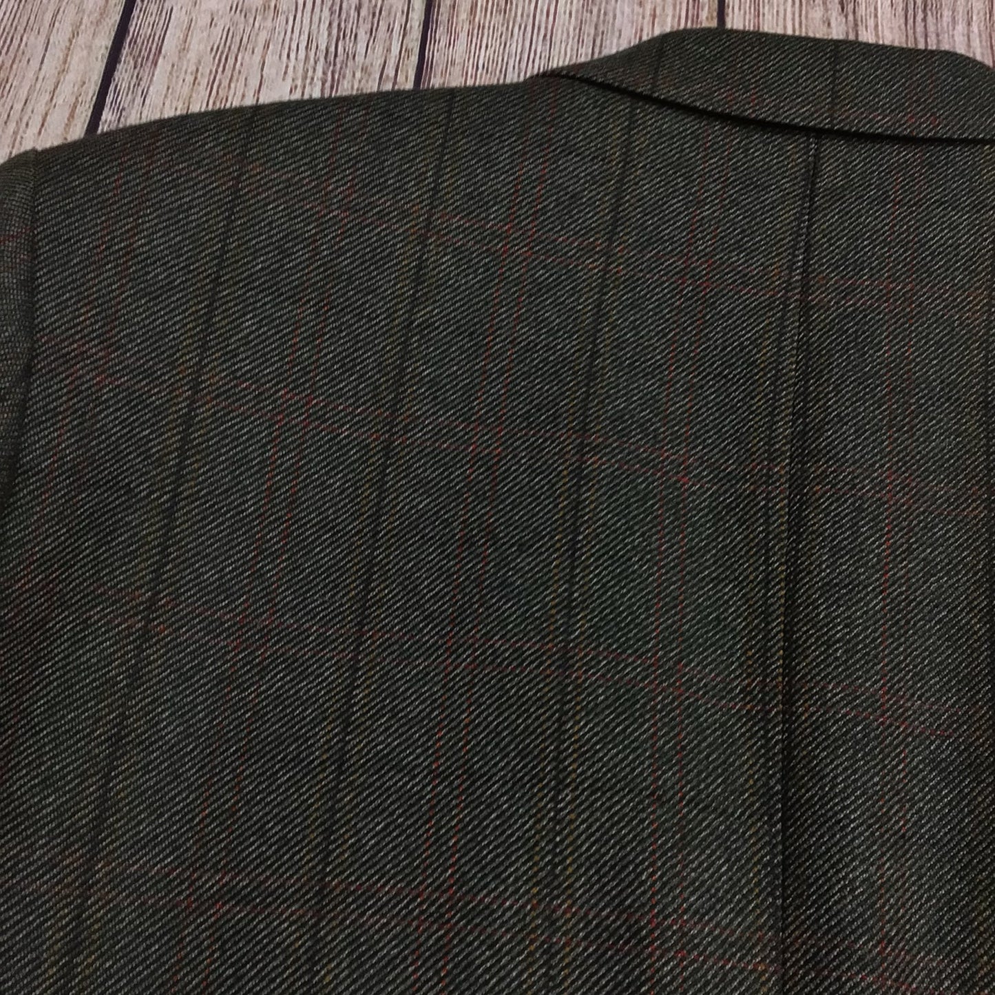 Aitken & Niven Scottish Cheviot Wool Green Blazer Jacket Size Ch 44" (approx)