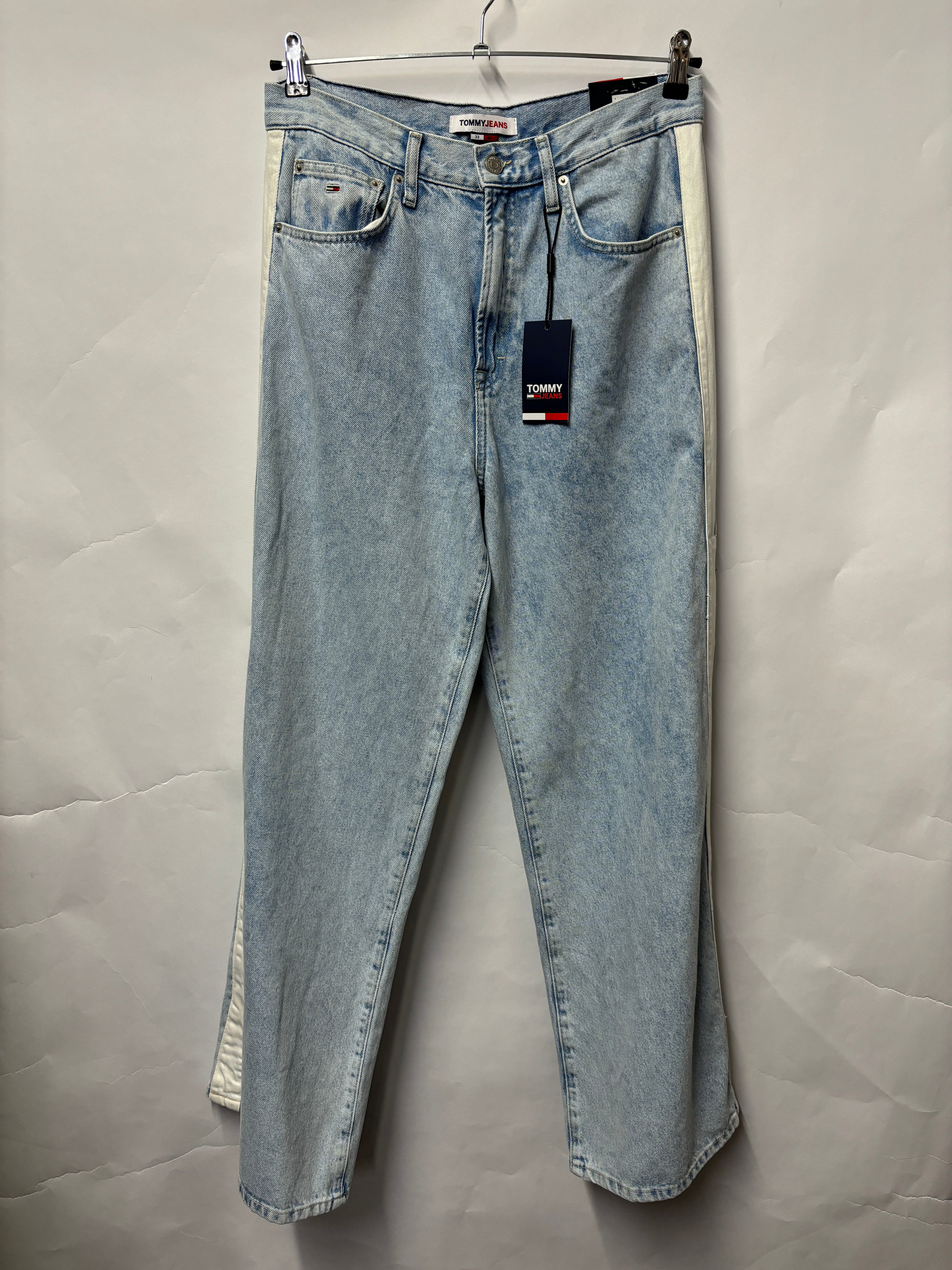Tommy Jeans Light Blue Claire High Rise Wide Leg Jeans 33 x 30 BNWT Shop for Shelter
