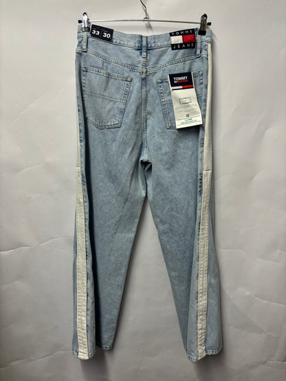 Tommy Jeans Light Blue Claire High Rise Wide Leg Jeans 33 x 30 BNWT