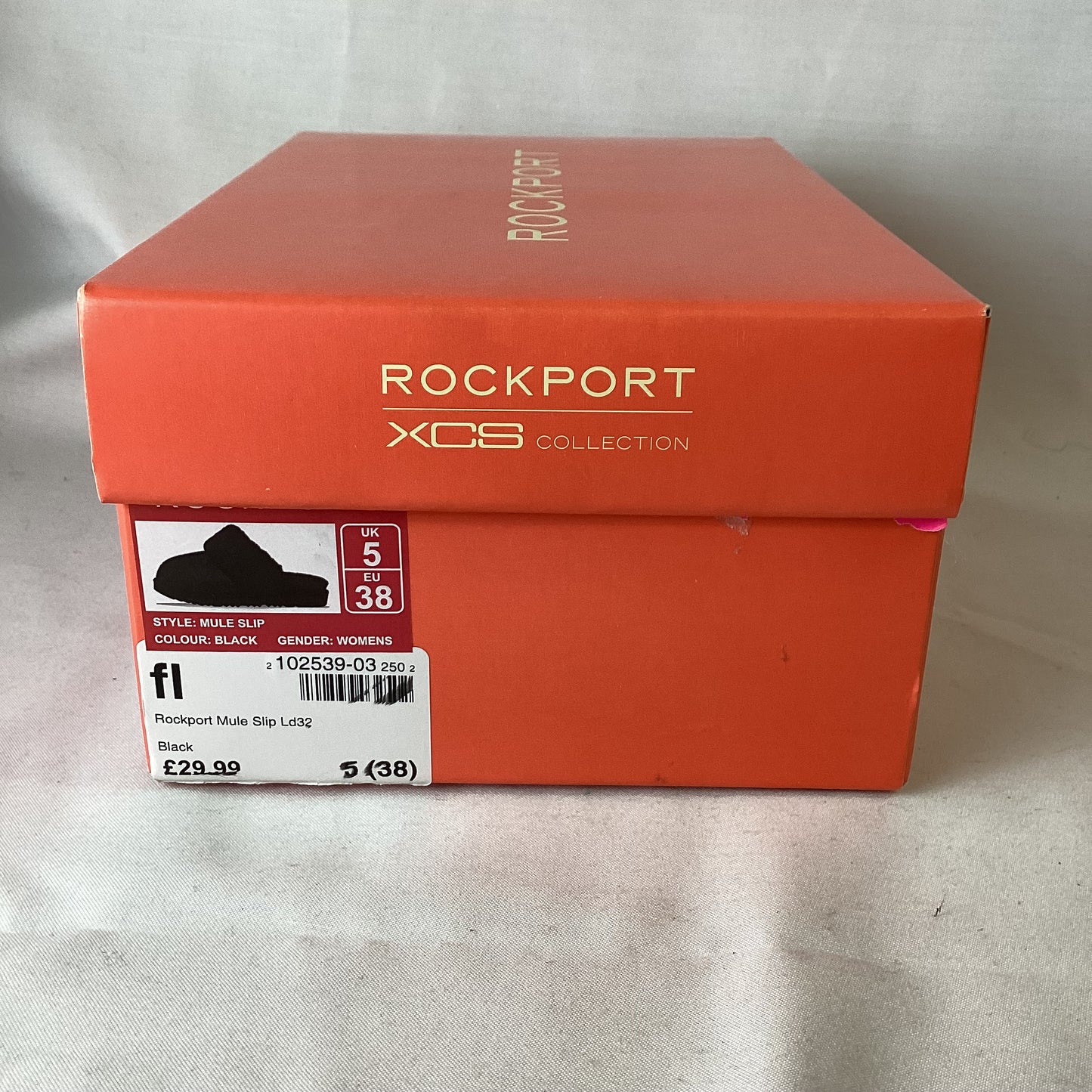 BNIB Rockport Black Mule Slippers Size 5