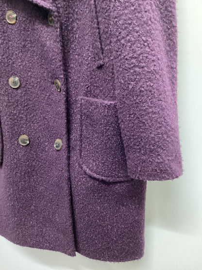 White Stuff Dark Plum Winter Coat Size 14