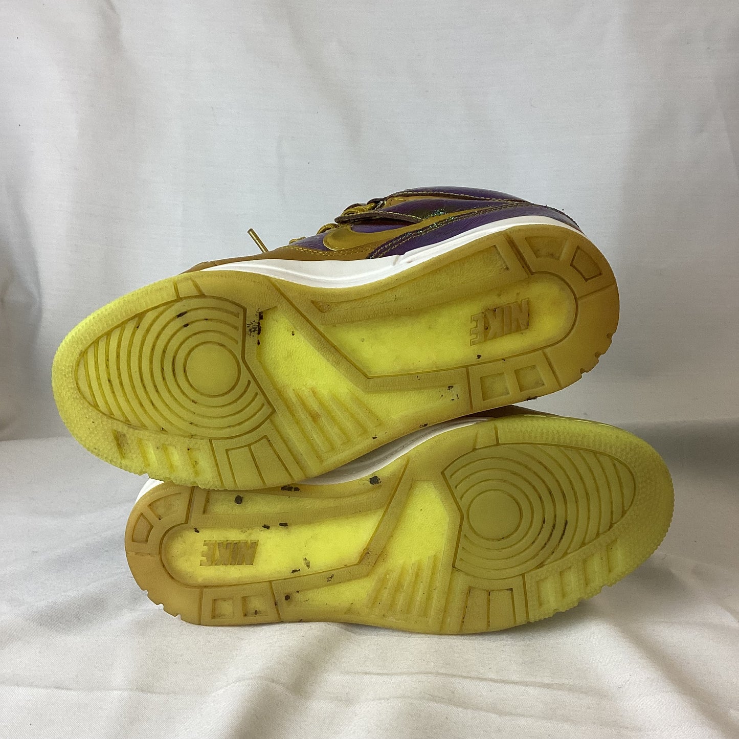 Nike Revolution Sky Hi World Cup Iridescent Yellow Trainers Size 5