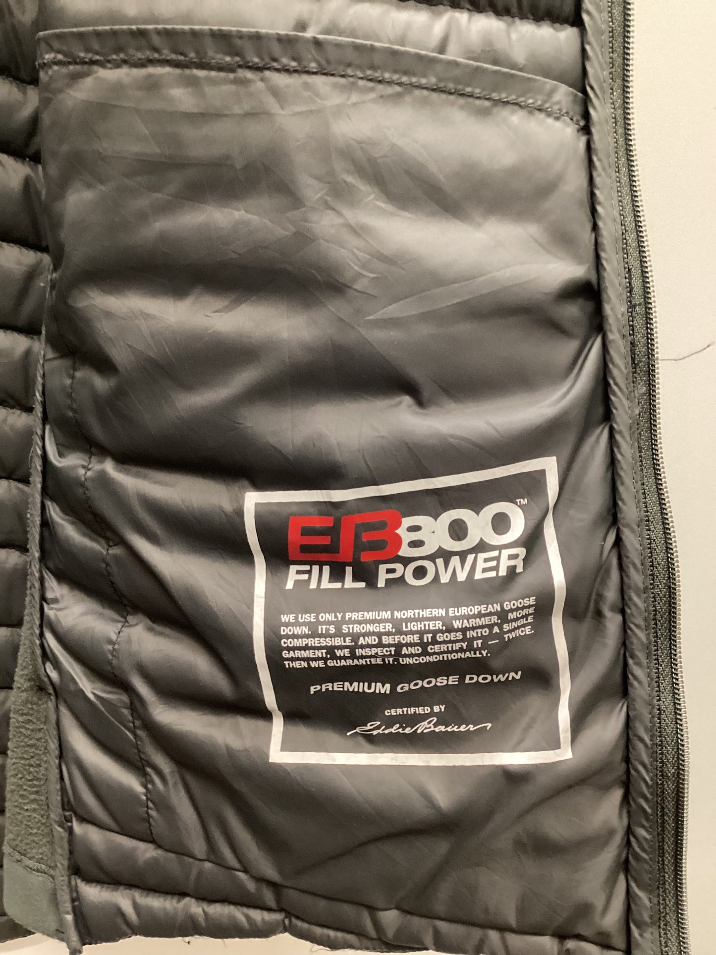 First Ascent Eddie Bauer Mountaineering Premium Down Vest Size L