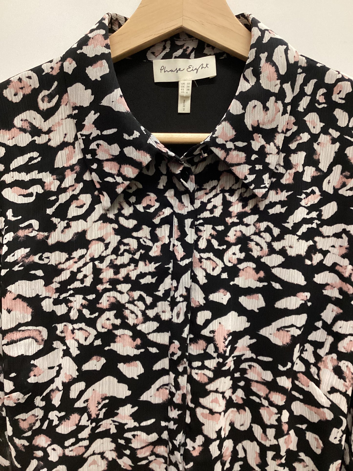 Phase Eight Pink Leopard Print Dress Size 10