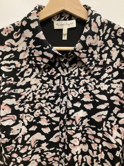 Phase Eight Pink Leopard Print Dress Size 10