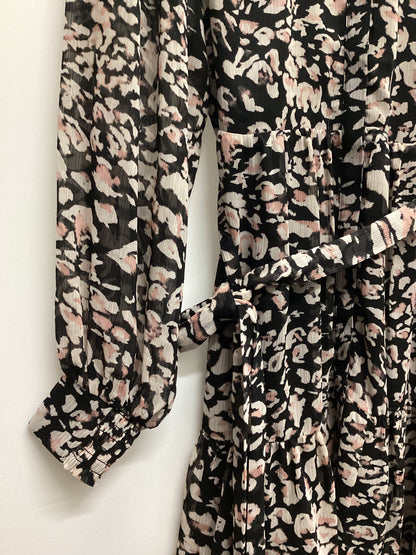 Phase Eight Pink Leopard Print Dress Size 10