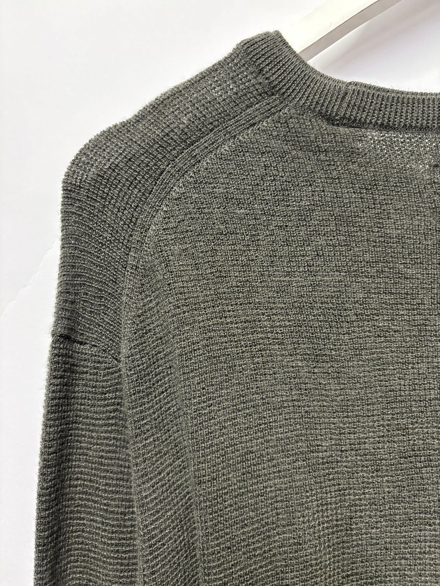 Allsaints Brown Merino Wool Crew Neck Jumper XL