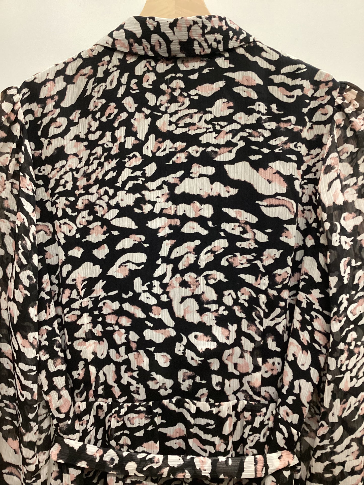 Phase Eight Pink Leopard Print Dress Size 10