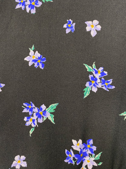 Nobody’s Child Black Floral Print Playsuit