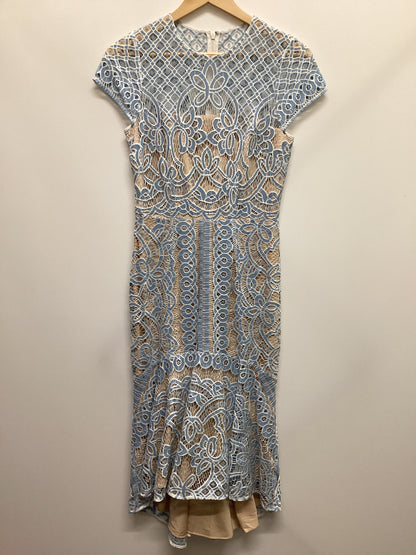 Coast Dee Dee Blue Lace Dress Size 8