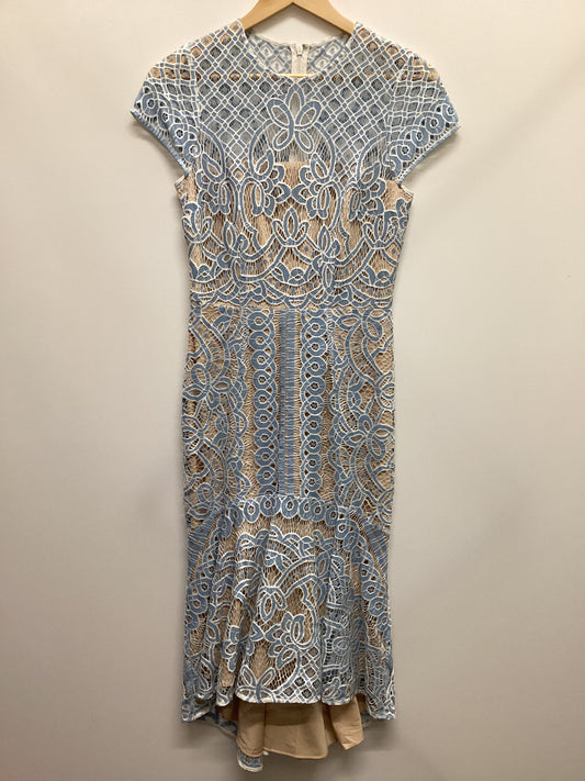 Coast Dee Dee Blue Lace Dress Size 8