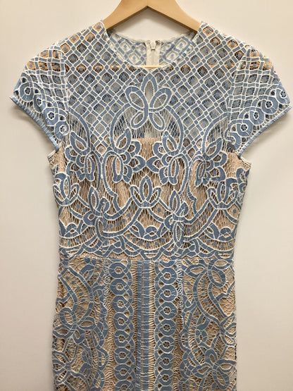 Coast Dee Dee Blue Lace Dress Size 8