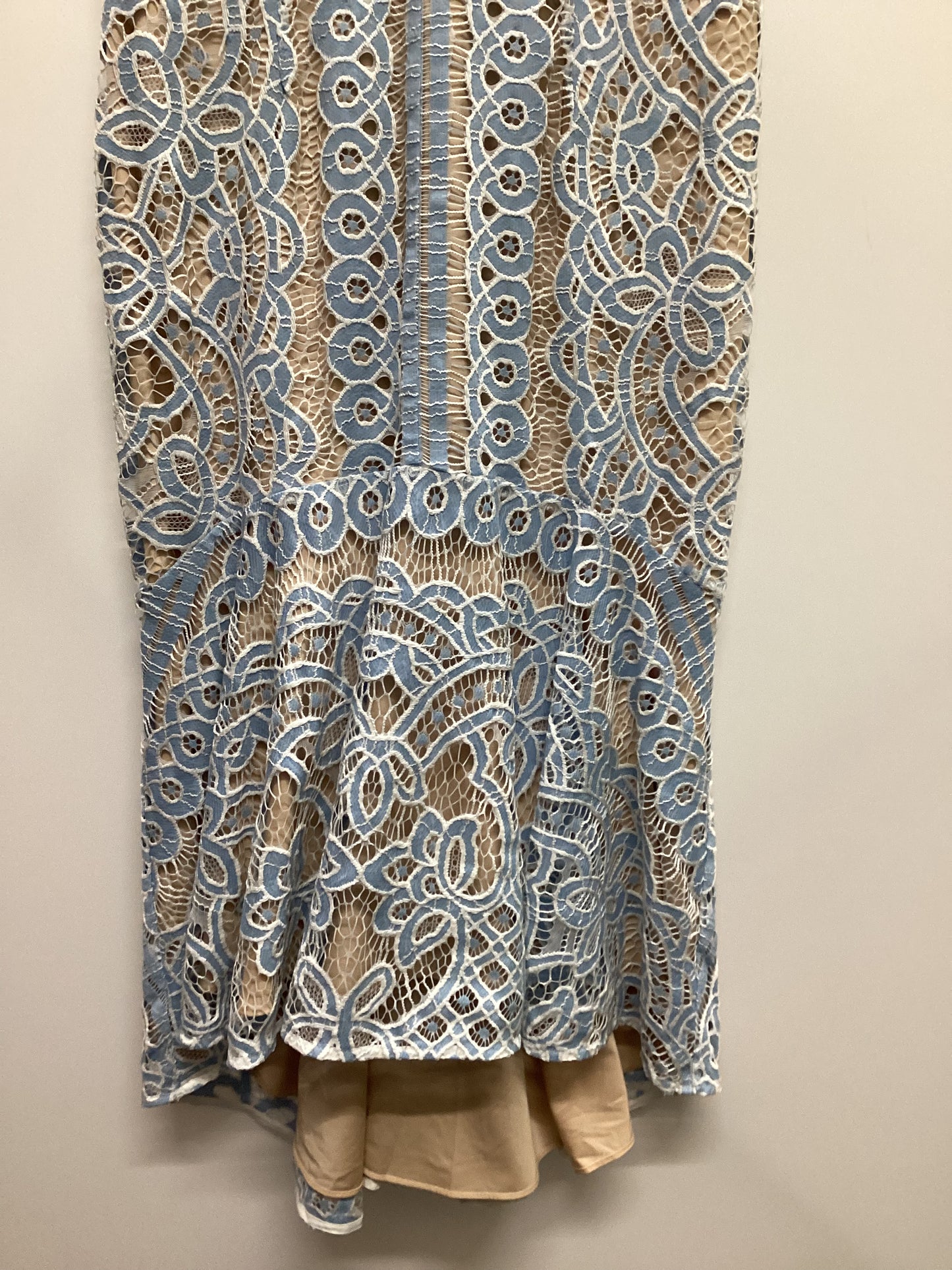 Coast Dee Dee Blue Lace Dress Size 8