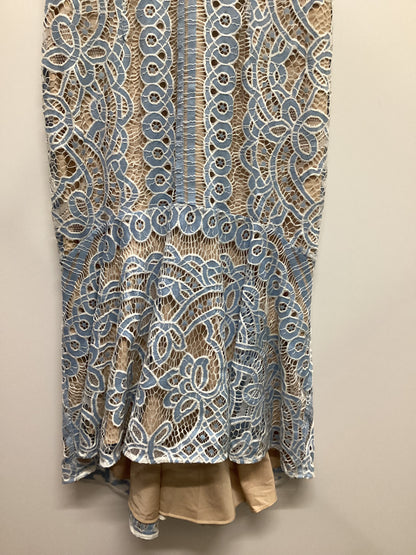 Coast Dee Dee Blue Lace Dress Size 8