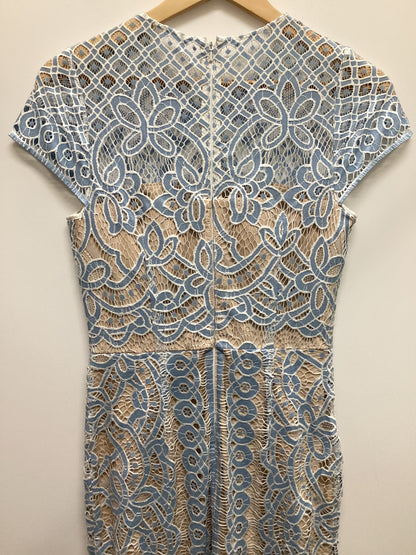 Coast Dee Dee Blue Lace Dress Size 8