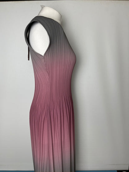 BNWT Klass Pink and Grey Midi Dress Small