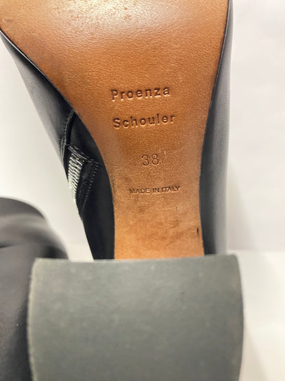 Proenza Schouler Black Heeled Boots With Zip 38/5