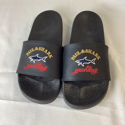 Paul And Shark Black Sliders Sandals Size M (7-8 UK approx.)