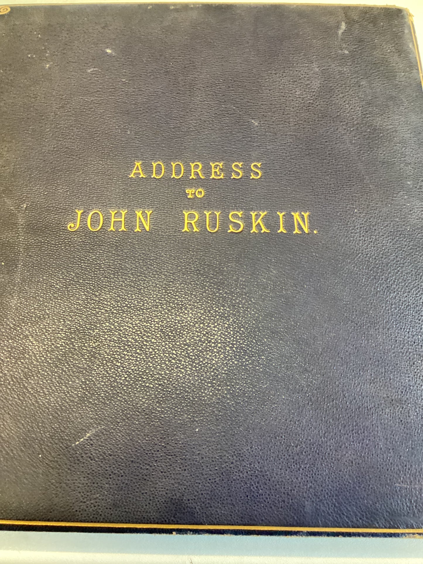 Vintage 1899 80th Birthday Address To John Ruskin