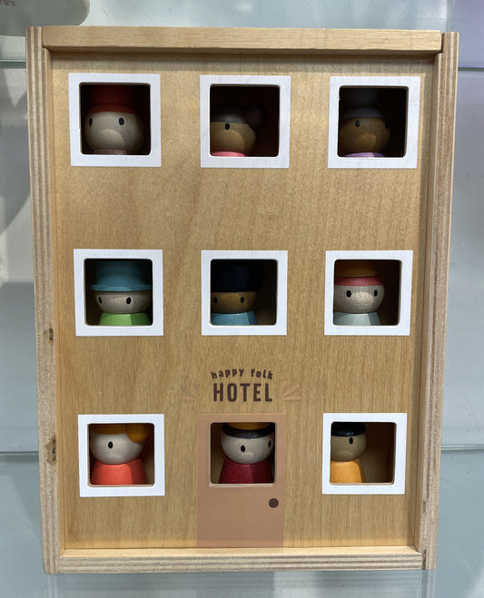 Tender Leaf Happy Folk Hotel Toy Wooden Peg People Dolls