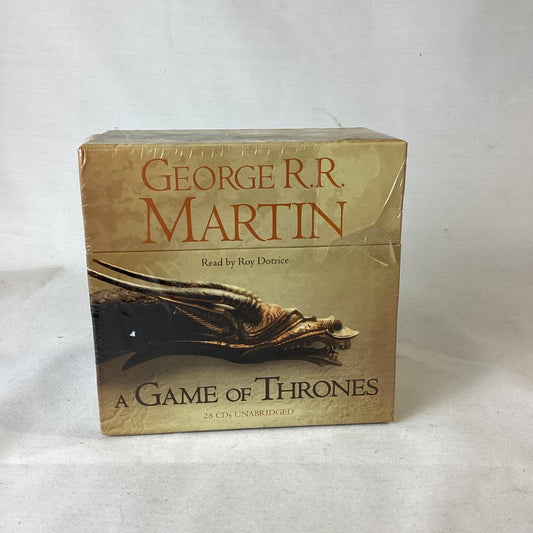 BNIB George RR Martin A Game Of Thrones Audiobook CDs