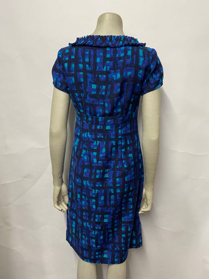 Boden Blue Printed Wool Dress 6