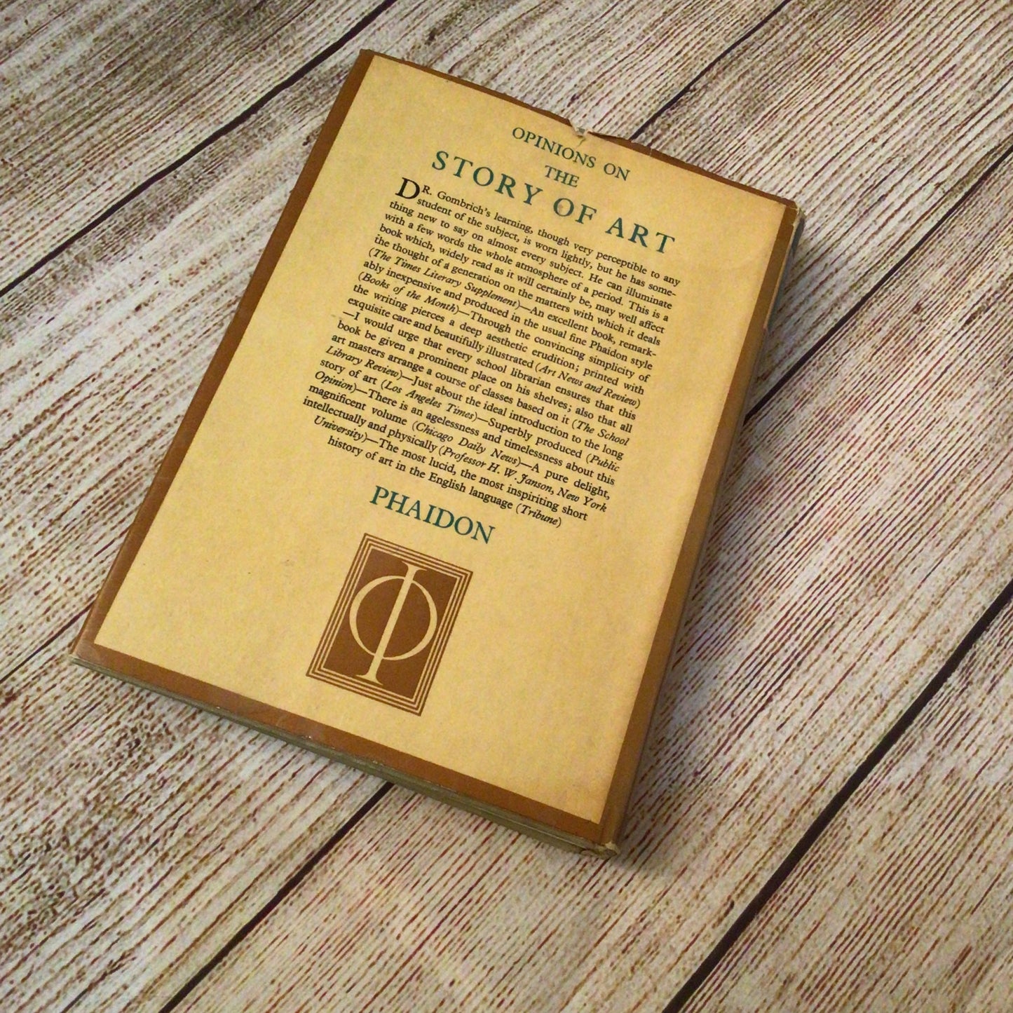 The Story of Art with 370 Illustrations by E.H. Gombrich (1962)