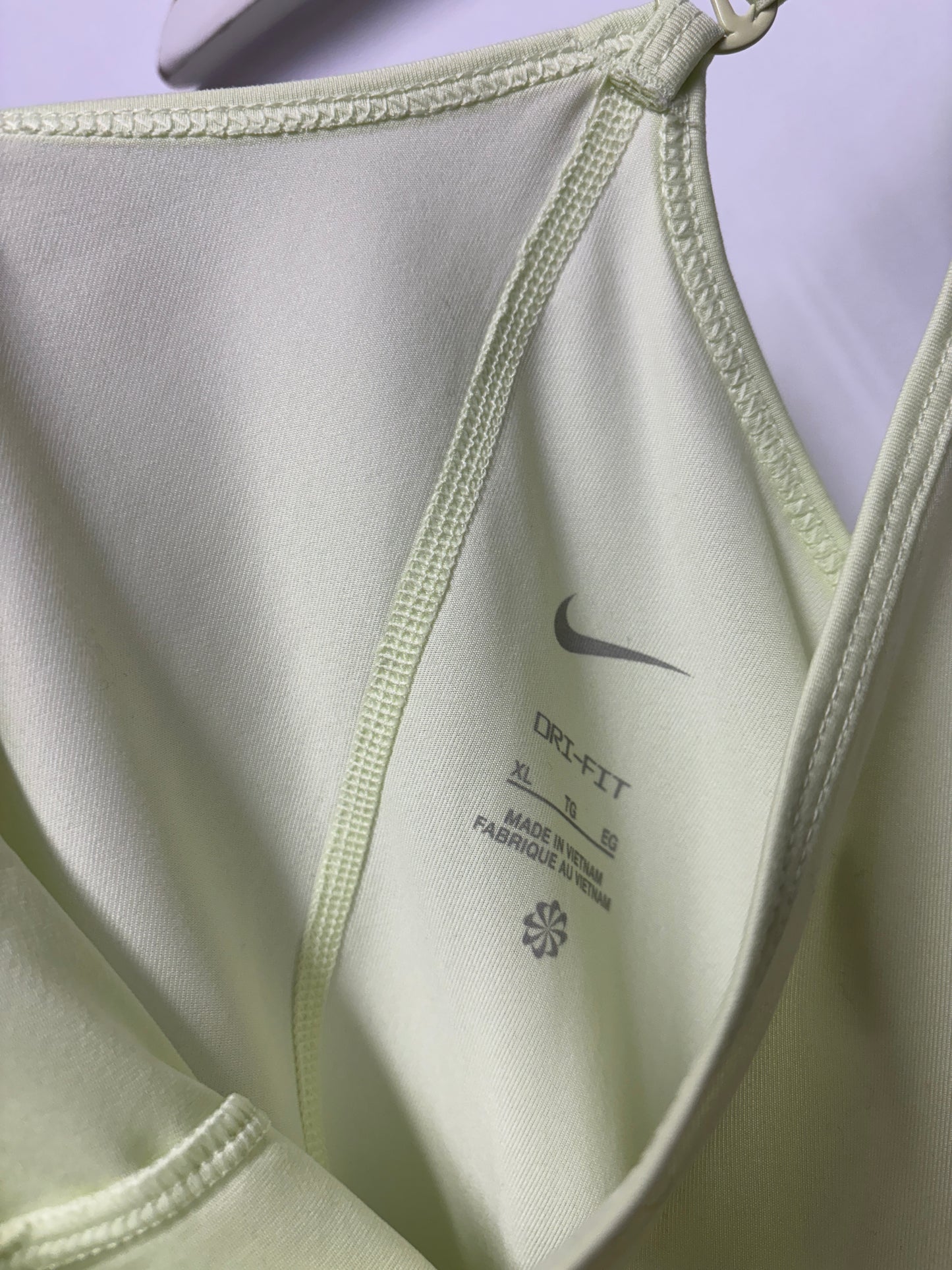 Nike Light Green Active Wear Dri Fit Vest XL