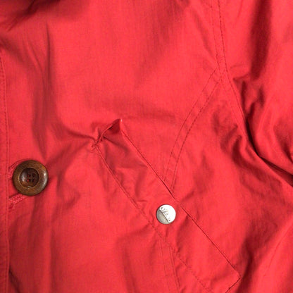 Vintage Puffa Red Hooded Jacket Size L