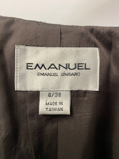 Emanuel Ungaro Grey Sleeveless Belted Dress 4