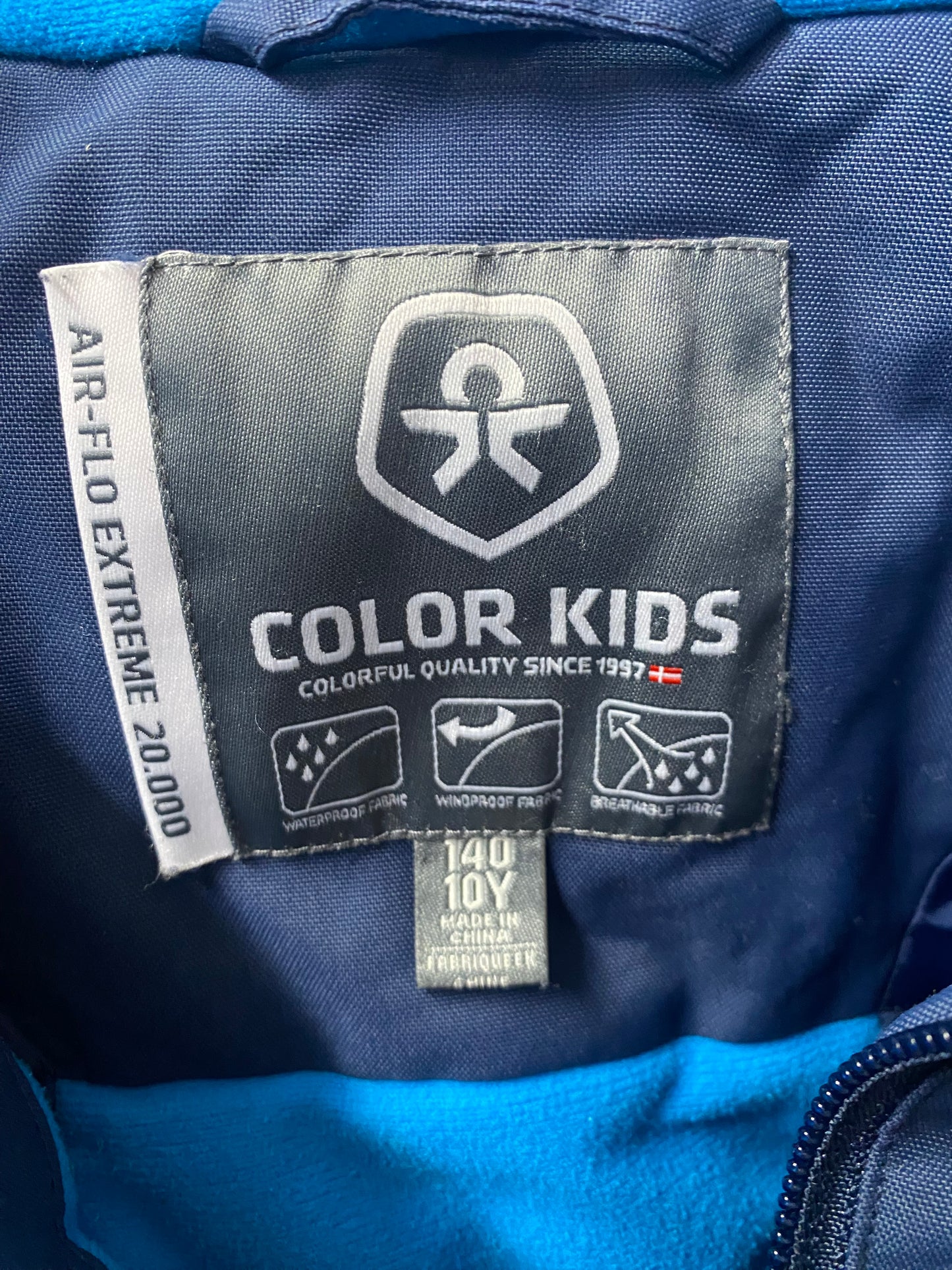 Colorkids Blue Ski Jacket 10 years