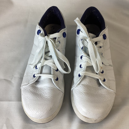 Kswiss White Leather Trainers Size UK 11