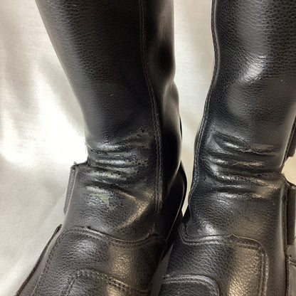 Vendramini Black Leather Motorcycle Boots EU42 (UK 8)