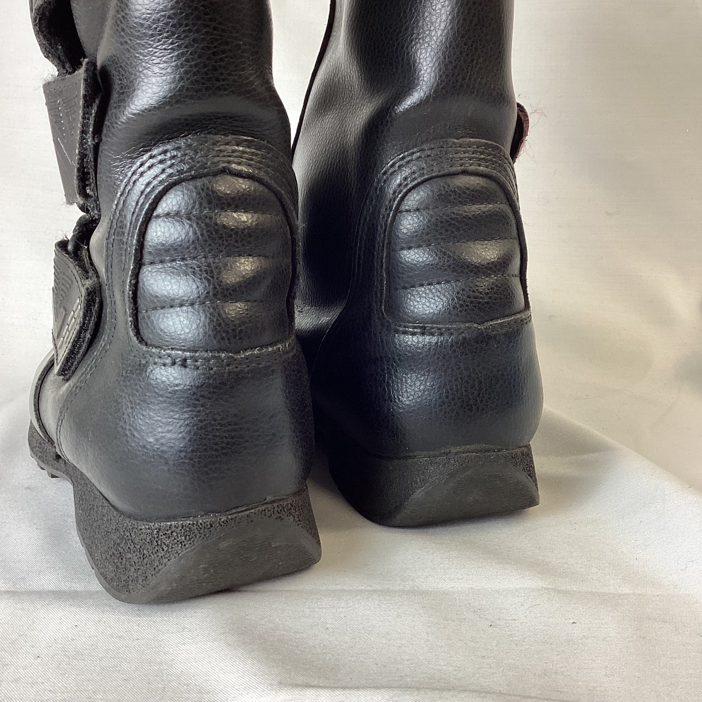 Vendramini Black Leather Motorcycle Boots EU42 (UK 8)