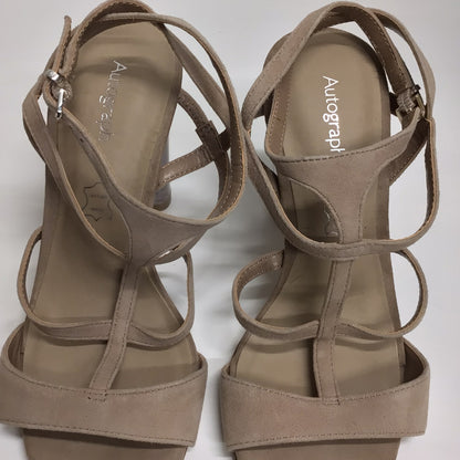 Brand New Autograph Beige Strappy Heeled Sandals RRP £55 Size 3 UK