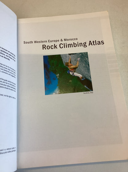 Rock Climbing Atlas South Western Europe & Morocco