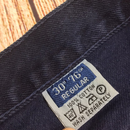 Versace Dark Blue Jeans Couture 100% Cotton Size W30"