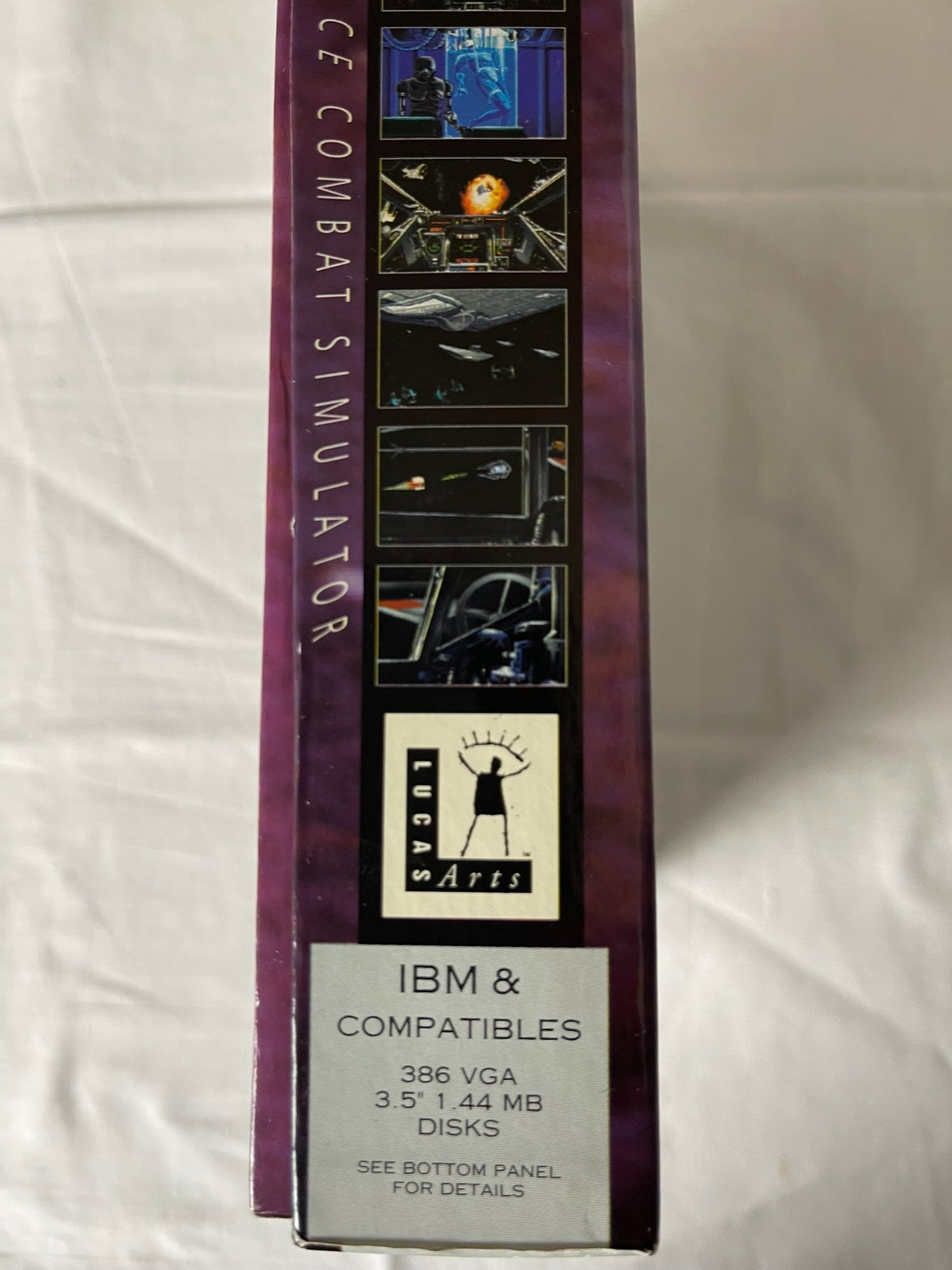 Star Wars X Wing Space Combat Simulator IBM DOS 3.5" Big Box  PC Game