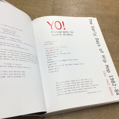 Yo: The Early Days of Hip Hop 1982-84, Photography by Sophie Bramly (2021)